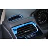 For Honda CR-V CRV 2012-2016 Blue Steel Dash L&R AC Air Outlet Vent Trim 2Pcs