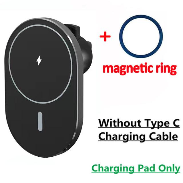 30W Magnetic Car Wireless Chargers Air Vent Phone Holder For Magsafe iPhone 16 15 14 13 12 Pro Max Car Fast Charging Station