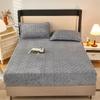 Gaoke Heavy Tafu Fleece Fitted Sheet, Bedcover, Single Piece Cotton Clip Mattress Protective Cover, Winter Fitted Sheet, Single Piece