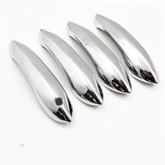 

ABS Carbon Fiber Black Car Exterior Door Handle Protector Cover For BMW 5 6 7 Series F07 F10 F11 F06 F12 F13 F01 F02 F03 F04 срібний