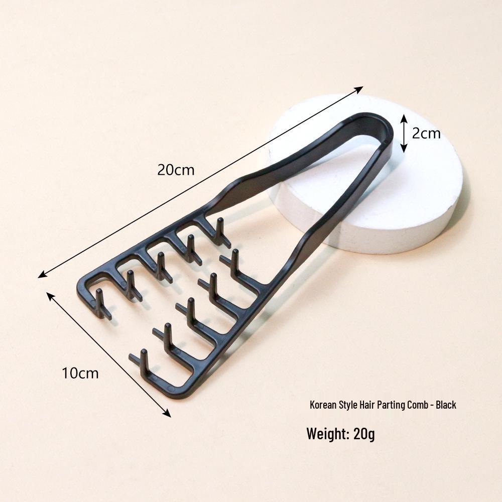 

Korean Style Men s Cross-Textured Hair Styling Comb for Fluffy Roots and Bangs