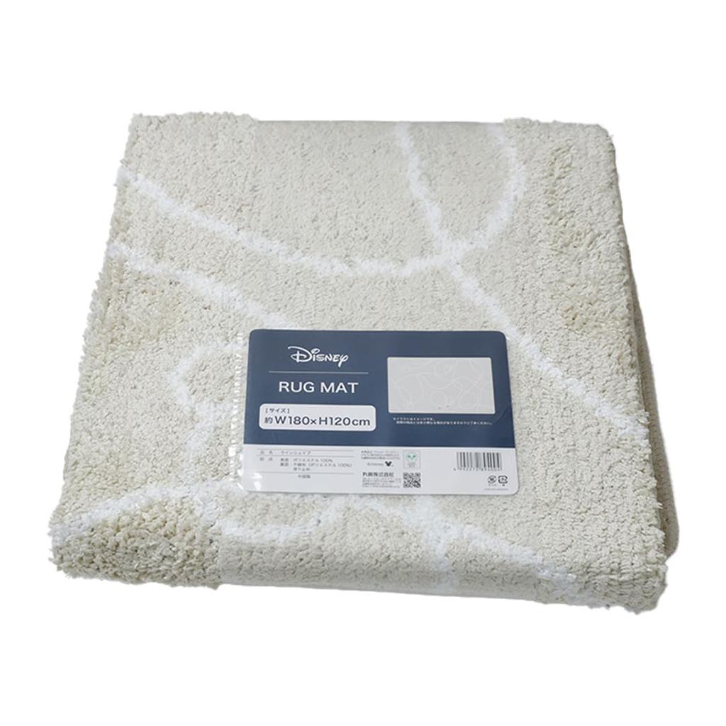 Marushin Rug, Medium, Disney Mickey Mouse, Mickey Line Shape, Character Design, Cute, Fluffy, Stylish, Non-Slip, 2225072500