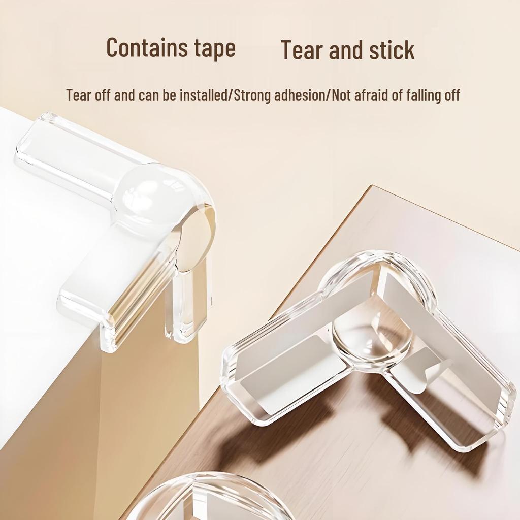 Transparent Anti-Collision Table Corner Protector Airbag for Safety