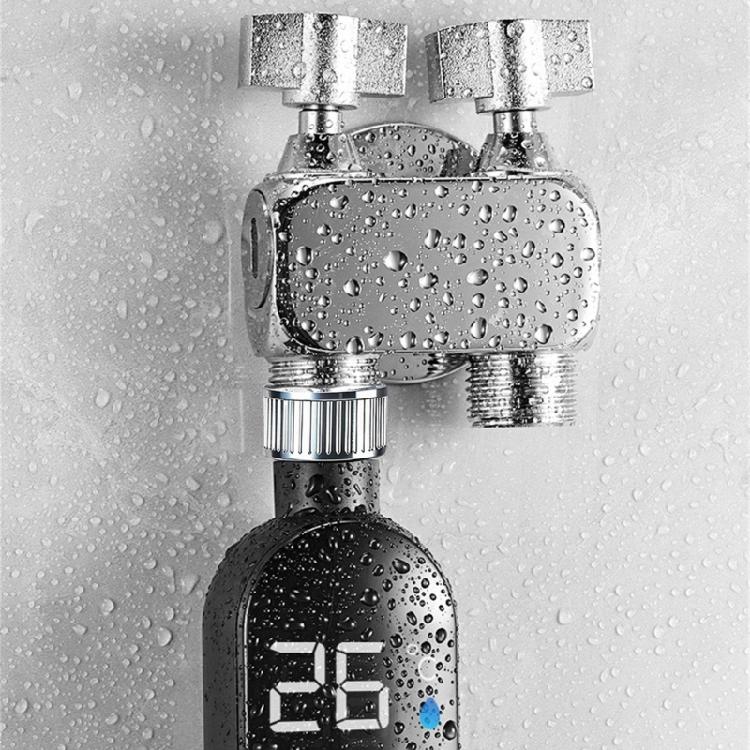 Aggiornamenti Display Temperatura Acqua in Tempo Reale Soffione Doccia Non Connettore in Acciaio Compatibilità Universale Bagno