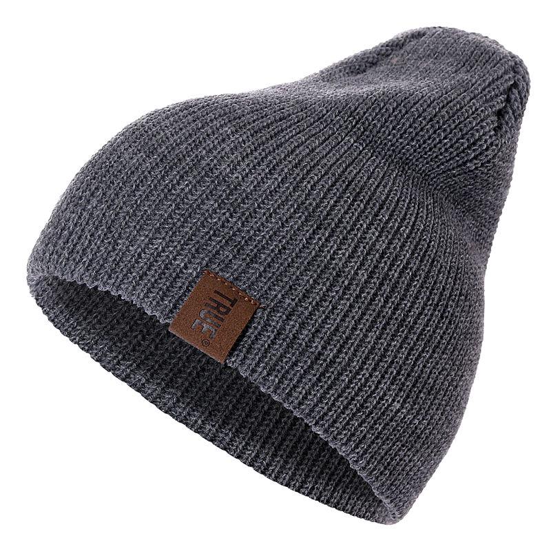 Hot Sale Unisex Casual Beanie Hat Men Women Basic Knitted Winter Hat Streetwear Beanie Cap