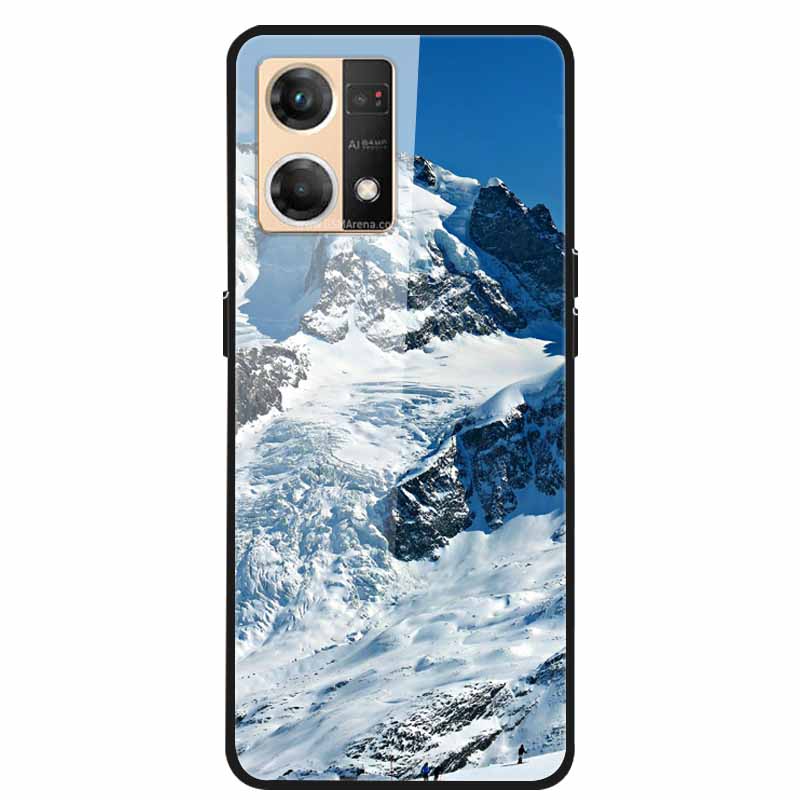

For OPPO Reno7 4G Case Tempered Glass Hard Shockproof Back Covers For OPPO Reno 7 4G Phone Case Soft Bumper Coque Reno 7 CPH2363 -OPPO CPH2363