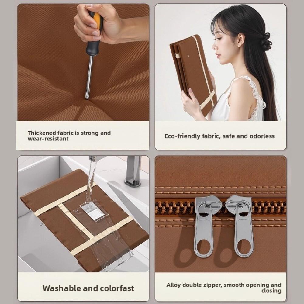 Durable Large Capacity Moving Packing Bag Multipurpose with Zipper Quilt Storage Bag Waterproof Woven Bag Packing Supplies