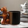 Dachshund Coffee Mug Handcrafted Bulldog Mug Funny Resin Animal Mug Personalized Gift for Dog Lovers