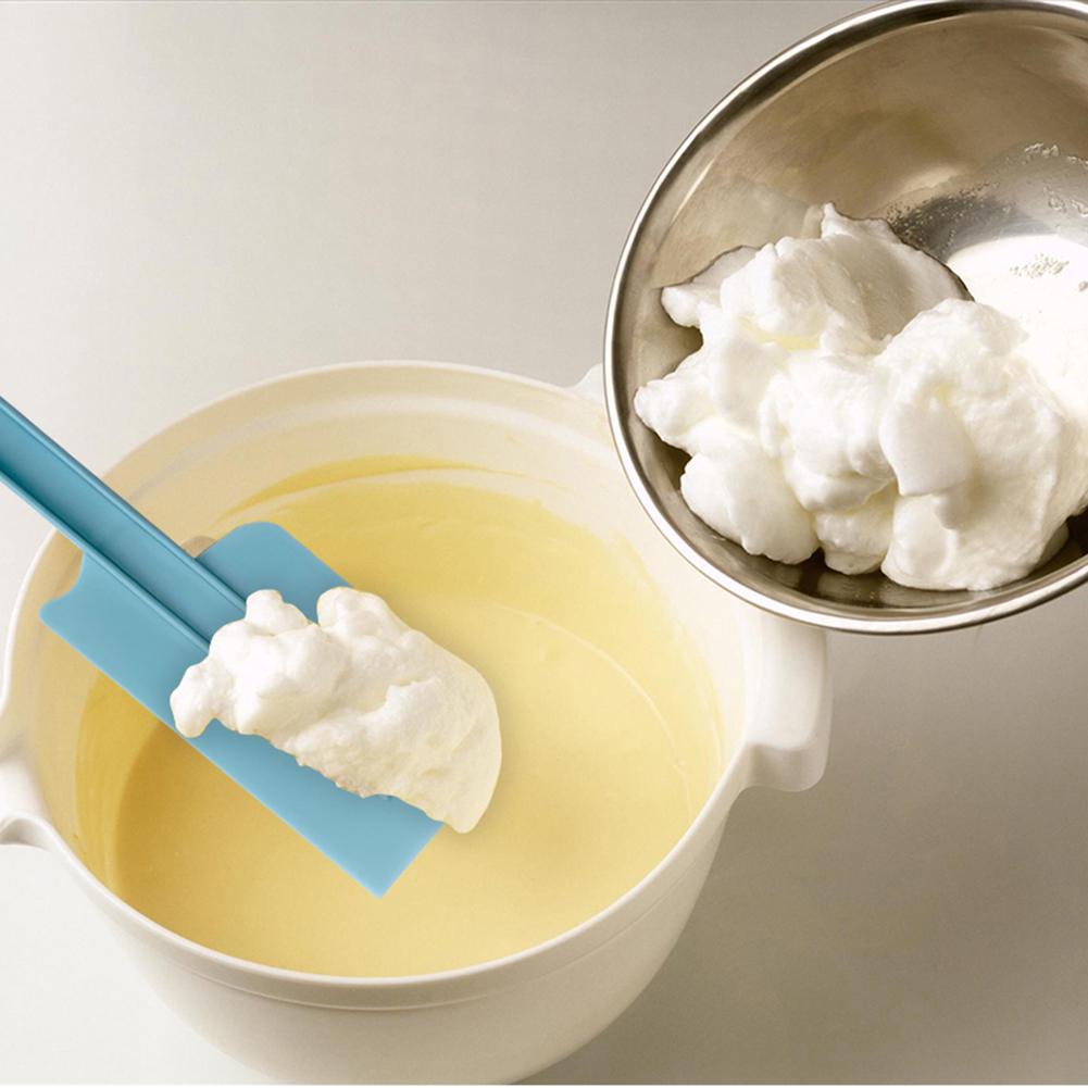 2Pcs Butter Scraper Tool Non-Stick 10/12inch Spatula Cake Mixer