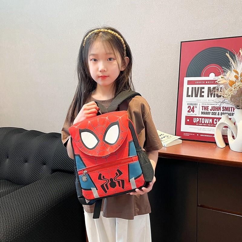Pattern Kids Backpack With Anime Cartoon Design School Gifts Bag