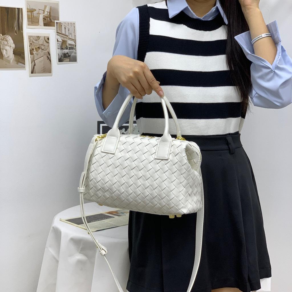 Νέα υφασμάτινη τσάντα bowling δερμάτινη τσάντα BD pillow τσάντα ώμου χειρός τσάντα crossbody γυναικεία τσάντα