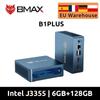 BMAX B1 Plus Windows 11 PC Intel J3355 6GB RAM 128GB ROM HDMI USB Wi-Fi Unterstützt 4K@60Hz Intel HD Graphics 500 Mini-PC