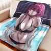 Cartoon Honkai Star Rail Kafka Flannel Blanket Cover Warmth Soft Anime Blanket Multifunctional Decor Home Universal Blankets