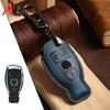 Leather Car Remote Key Case Cover  for Mercedes Benz A C E S G Class W204 W205 W212 W176 X167 W463 GLC CLA GLK GL Protector Fob