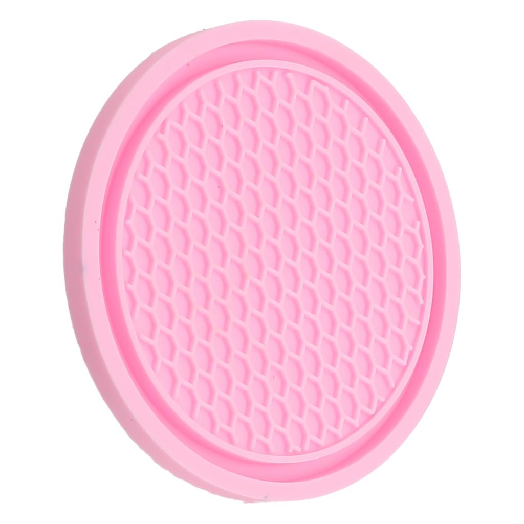 Soft and Flexible 2Pcs Car Cup Coaster Texture Soft Glue Anti slip Holder