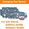 Placa de Puerto de Carga Cable Flexible Para Samsung S25 S931B S25Plus S936B S25Ultra S938B Placa de Conector USB Dock de Cargador Versión UE