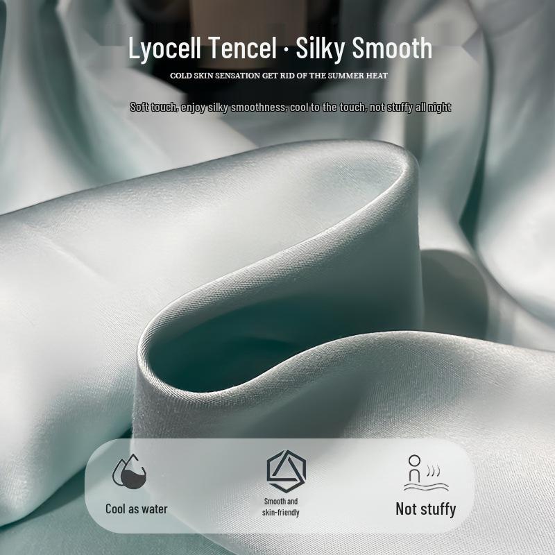 Tencel Ice Silk Pillowcase 48x74cm - 100pcs for Adults