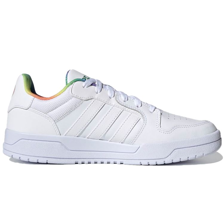 Adidas Entrap Pride Unisex Sneakers White Cloud-White Grey-Two H01051