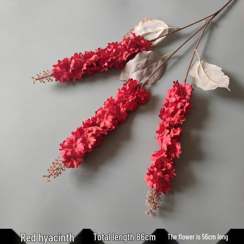 Shunran Dark Red Wine Artificial Wedding Flowers for Chinese Engagement Décor & Aisle Hanging Displays