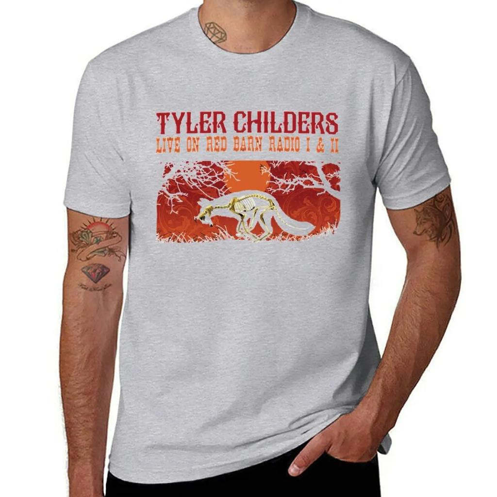 Tyler Childers Was Born and Raised In Lawrence County T-Shirt Plain Graphics Customs Design Your Own Short Sleeve Tee Men