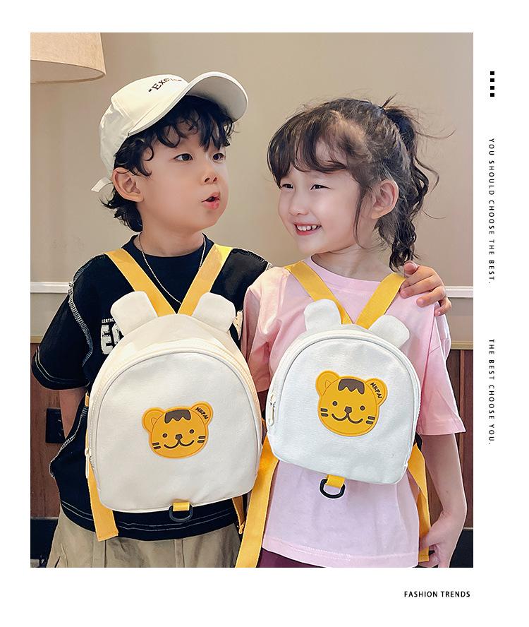 Korean Style Mini Backpack: Cute Cartoon Schoolbag for Kindergarten Kids