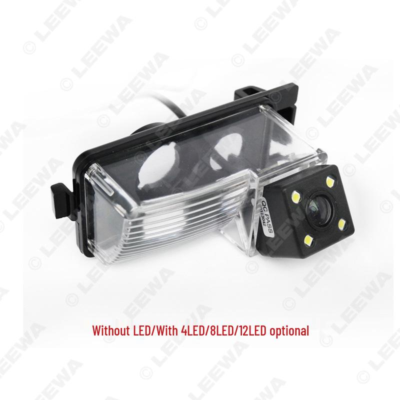 

Nissan Tiida, Livina, Junyi GTR Waterproof HD Night Vision Rearview Camera With 4 LED lights