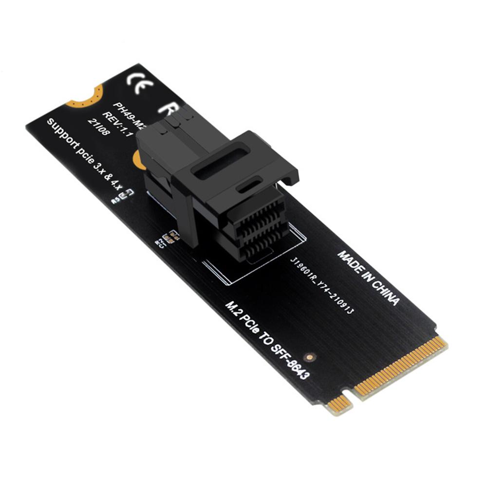 M.2 Nvme Ngff M-Key Pcie 4.0 To Sff8643 U.2 Transfer Ssd Adapter Card