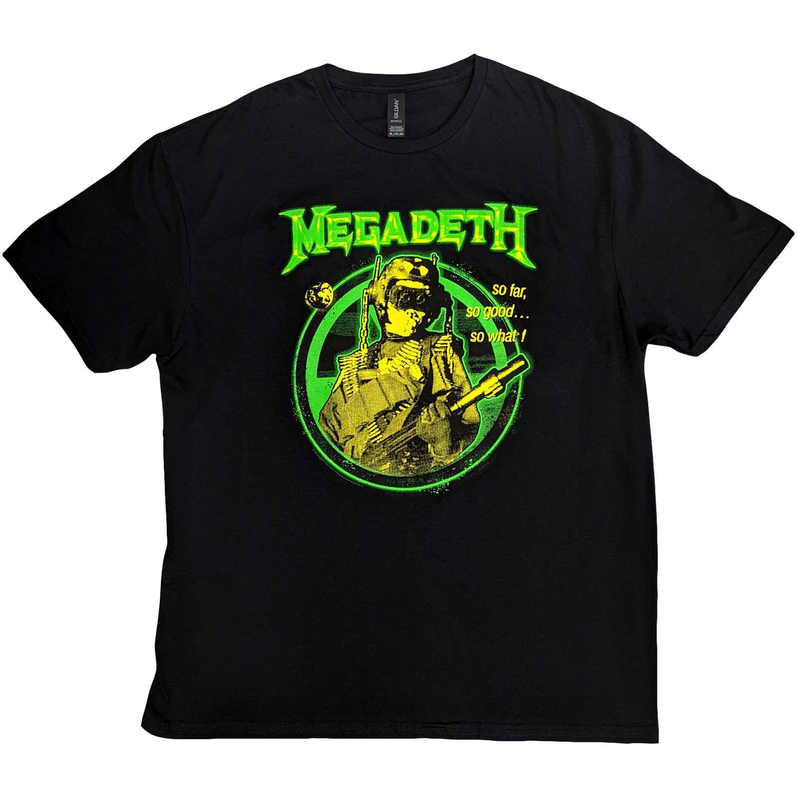 Men s Megadeth Sfsgsw Hi-contrast T-shirt XX-Large Black M