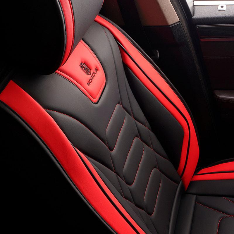 1 ks Univerzální PU kožený potah předního sedadla Odolný a prodyšný polštář Vodotěsný Ochranný polštář Potah autosedadla