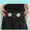 Bohemian Metal Waist Chain For Women With Hook Closure Spring 2025 Fashion Accessory