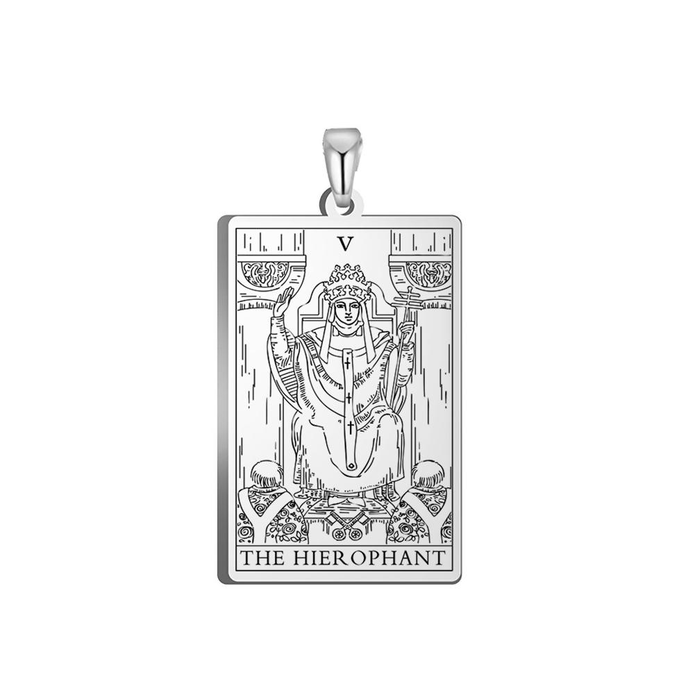 Dawapara The Major Arcana Tarot Cards Vintage Amulet Pendant for Necklaces Accessories Wholesale Stainless Steel