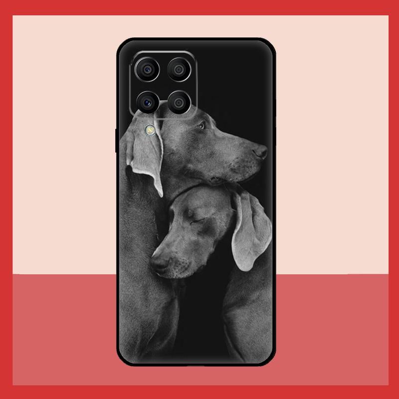 Weimaraner Dog Case For Samsung Galaxy M52 M32 M53 M16 M11 M21 M31 M35 M12 M13 M14 M15 M36 M56 M55 M34 M54
