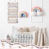 Teen Girl's Motivational Wooden Hanging Sign - Princess, Butterfly, Rainbow Design