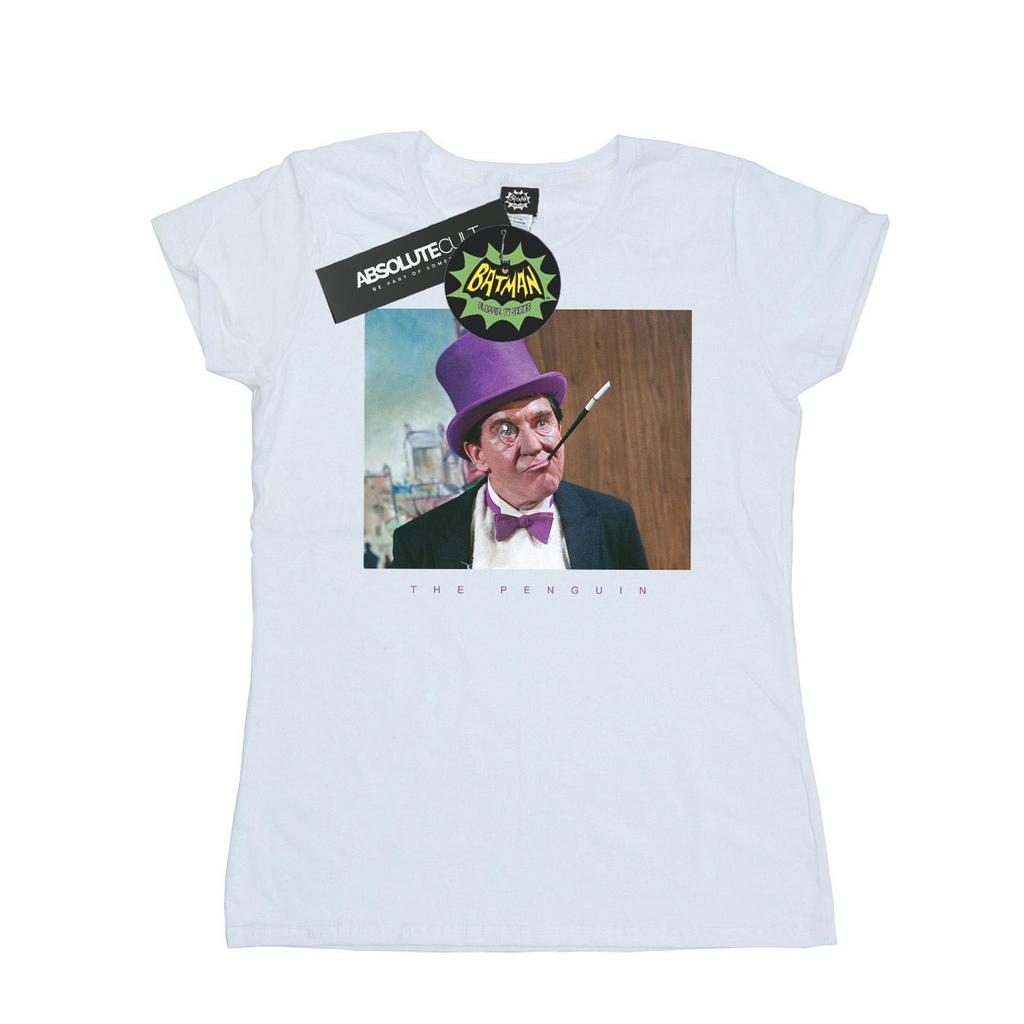 DC Comics Camiseta feminina/feminina de algodão da série de TV Batman The Penguin Photograph