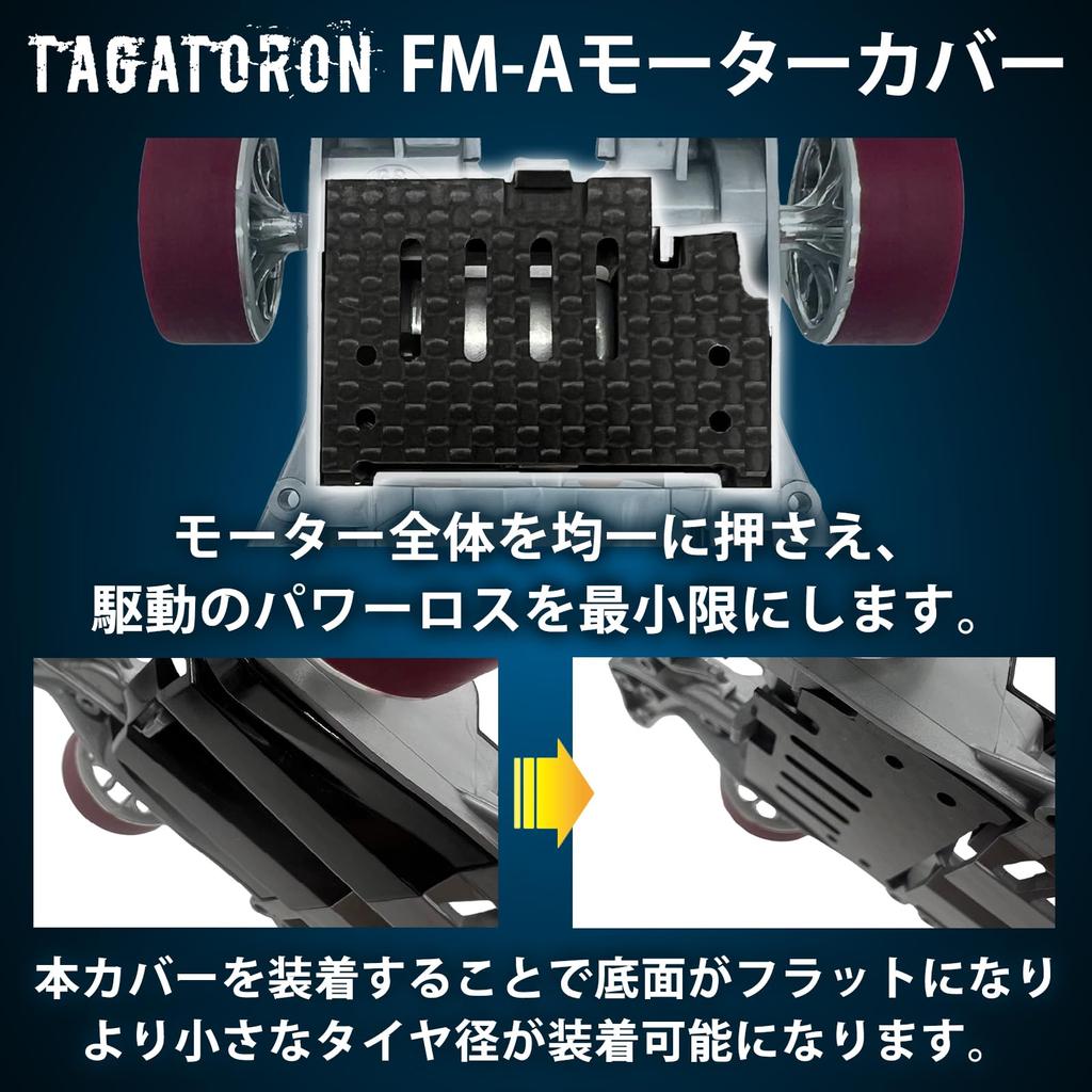 TAGATORON Carbon Motor Cover Full Coverage Type FM-A