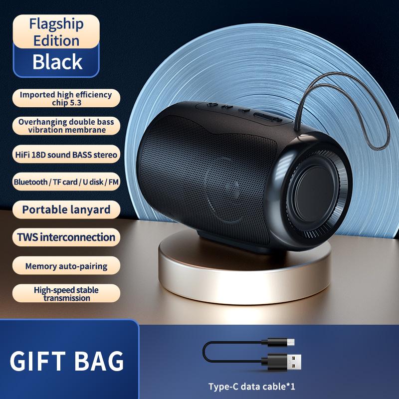 Přenosný reproduktor TSN-1 Bezdrátové Bluetooth reproduktory s 5,3 stereo FM/SD/USB Disk/Aux režimy Vodotěsné pro venkovní hifi zvuk