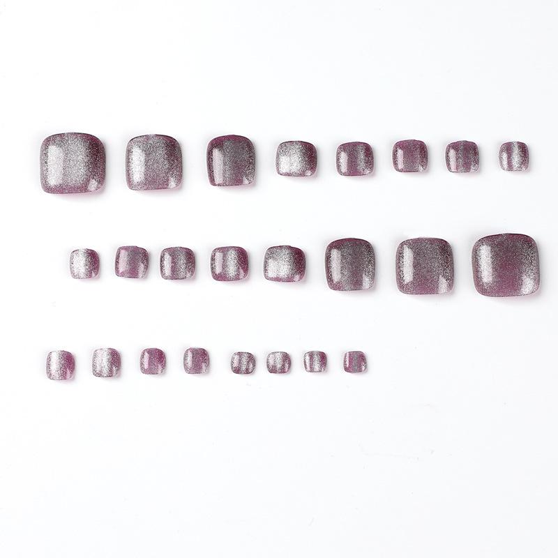 Wear Nail Pads Cat's Eye Foot Nails Wear Nail Flash Nail Patch Press On Nails