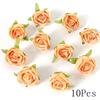 Autumn Orange Artificial Flowers Silk Fake Flowers for Home Room Decor Garden Wedding Decoration Bouquet Wreath Gift Accessories