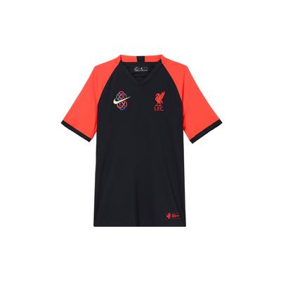 Liverpool FC Dri-FIT Short Sleeve Soccer Jersey Men Tops Black DJ1452-165