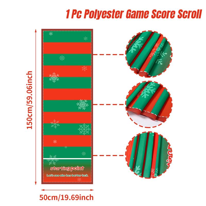 

Christmas Rainbow Game Score Scroll Christmas Party Decoration 2025 Xmas Outdoor Game Events Navidad Natal New Year Gift 2026