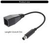 Replacement Adapter Power Supply Converter Transfer Cord for Game Console Power Conversion Cable 12cm