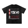 Tokyo Japan | Snow Washed Oversized Cotton T-Shirt and Kids Shirt