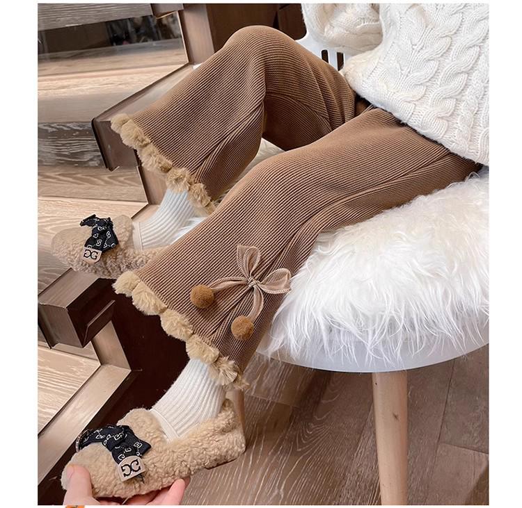 2024 Girls' Fashionable Elastic Leggings: Autumn/Winter Wear