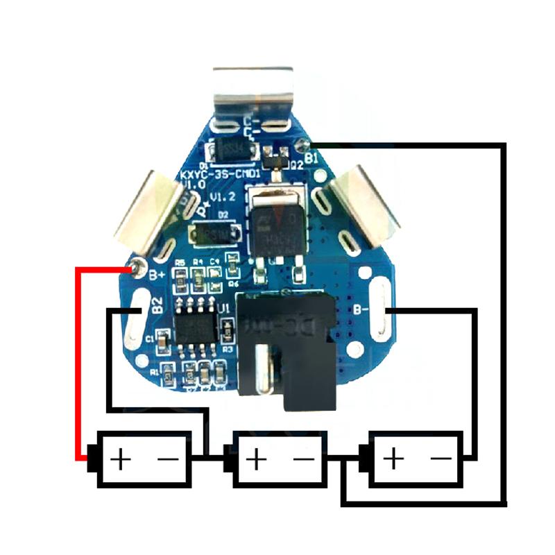3S 12.6V 40A Bms Ochranná deska lithiové baterie 18650 Deska ekvalizéru powerbanky pro elektrickou vrtačku