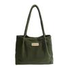 New Corduroy Fashion Tote Bag Large Capacity Simple Casual Shoulder Bag Office Student Handbag