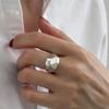 Irregular Geometric Surface Women's Adjustable Versatile Fashion Ring