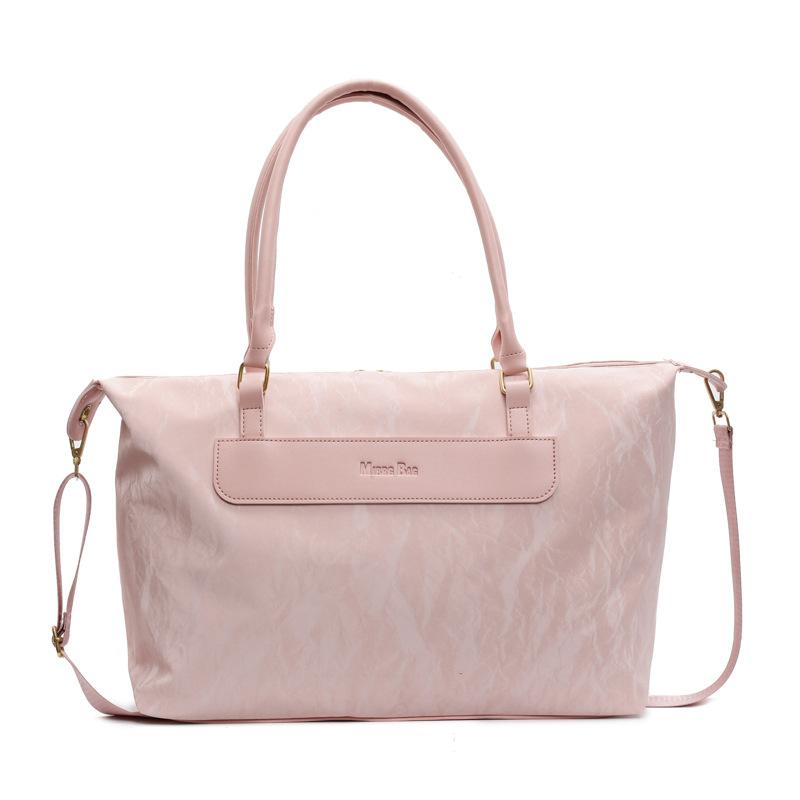 

Большая дорожная сумка для поездок на работу женская новая универсальная модная сумка для путешествий легкая плечевая спортивная сумка для фитнеса розовый