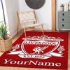 Liverpool Customize Text Area Rug Suitable for Decorate Room Outdoor Kitchen Bedrooms Antislip Carpet Office Home Decor