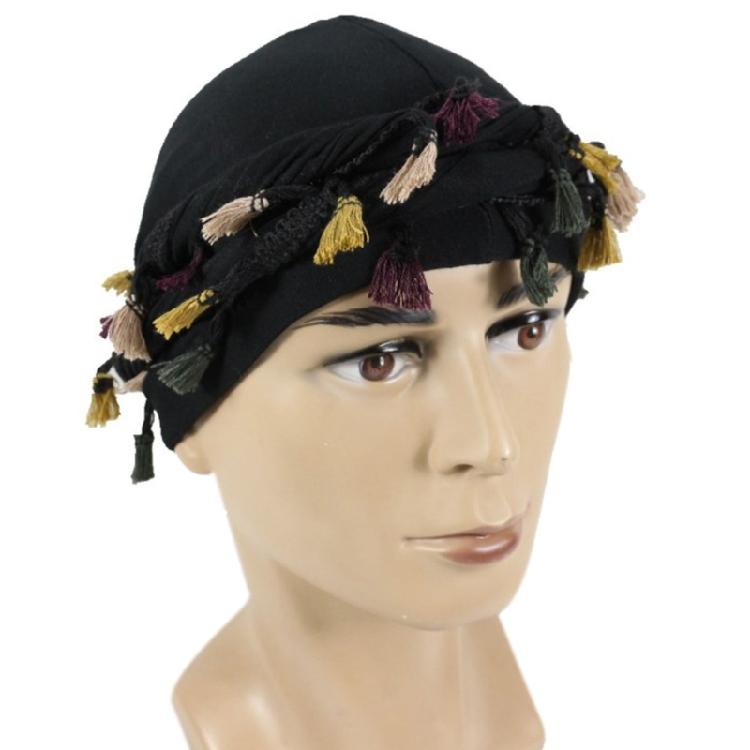 Men Head Wrap Sweat Wicking Pirate Hat for Climbing and Riding Sports Headwear