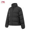 Li-Ning Women's 85% Goose Down Stand Collar Short Puffer Jacket